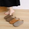 Móda Jaro Podzim Retro styl Pantofle Birkeinstock s tlustým dnem Dámské Třmeny Líný Korejský Kulatá Hlava Zimní Teplé Polstrované Polobotky