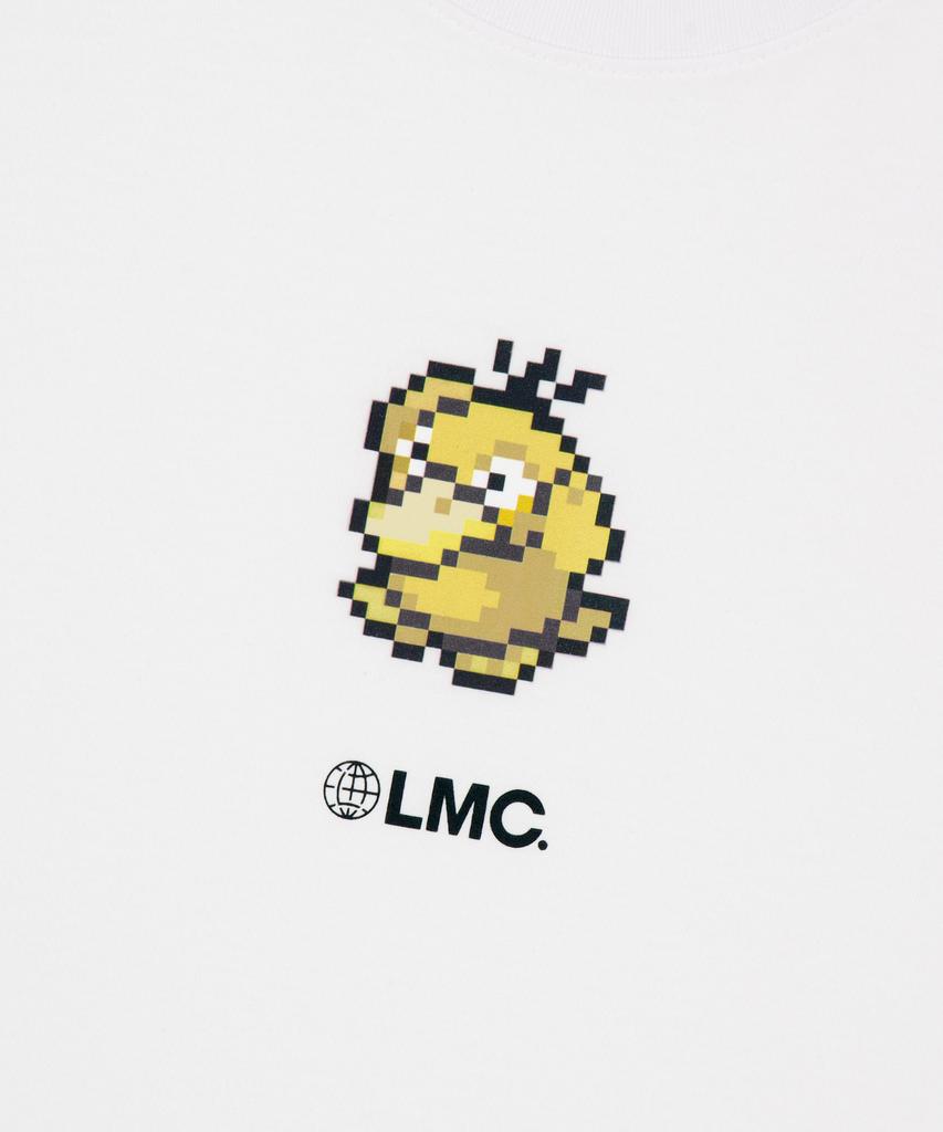 LMC Pokémon Pixel Art Dot Eyes Club Tee White