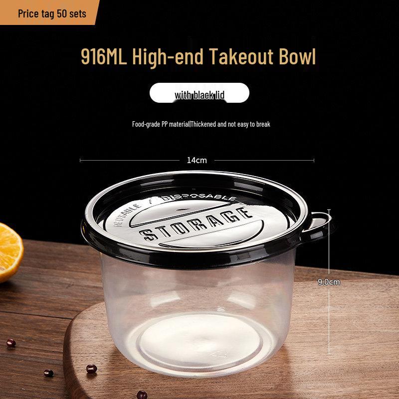 Qianyu Disposable Round Takeaway Bowls