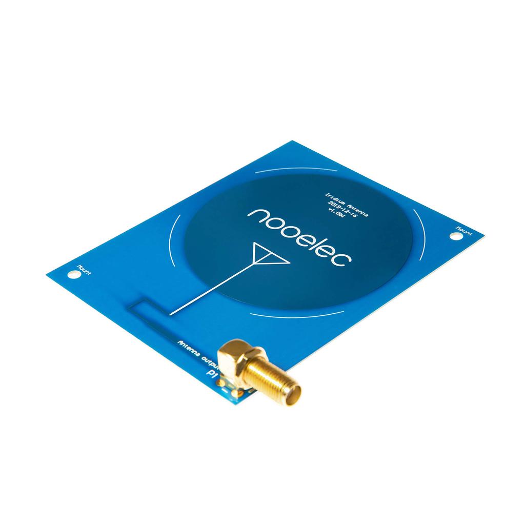 Antenna patch Nooelec Iridium ad alto guadagno 1620 MHz Antenna PCB con connettore SMA per Iridium e altre applicazioni con frequenza centrale e oltre 80 MHz