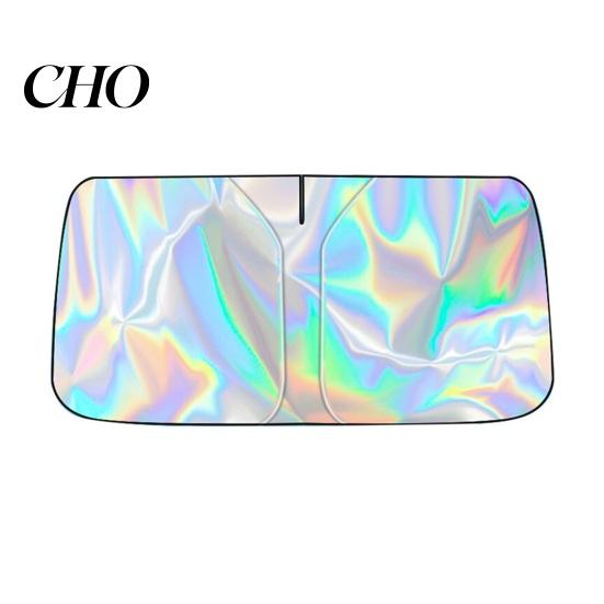 Car Windshield Sun Shade with Reflective Foil Foldable Heat-Resistant Heat Resistant Sunshade UV Protection for Most Cars SUVs Non-brittle Visor S