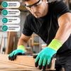 5pairs Anti Slip Nitrile Gloves Full Finger Industrial Protective Gloves  Household