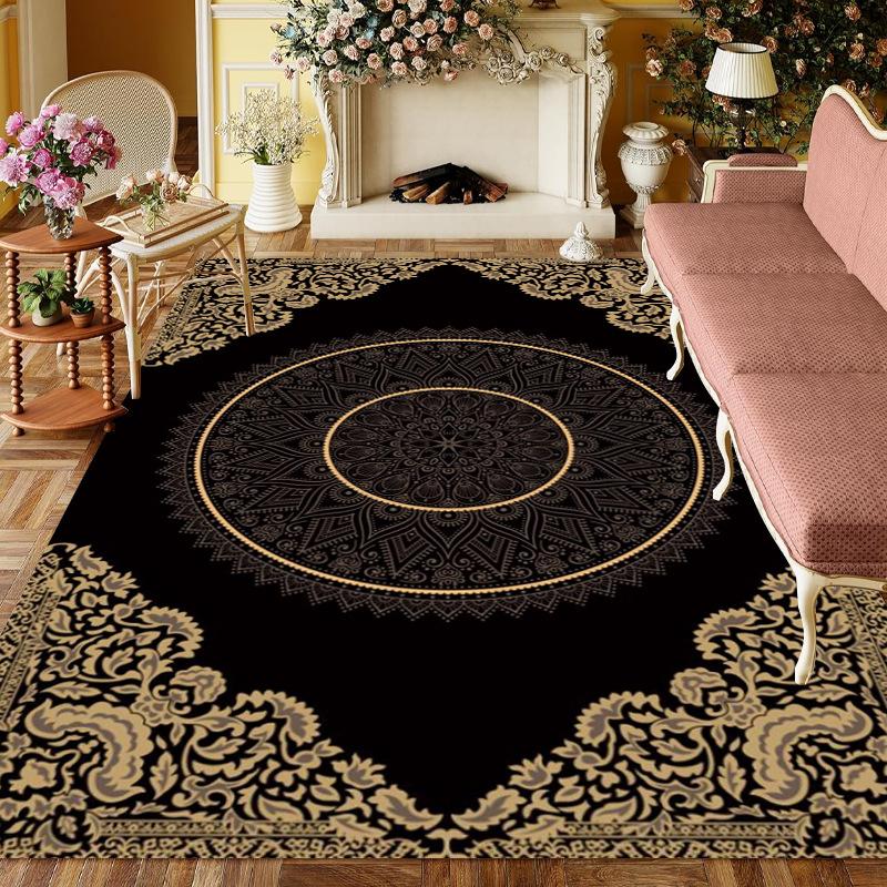 

Нескользящий ковер в богемном стиле, ретро, для гостиной, дивана, спальни, кабинета, кухни, входной двери, роскошный домашний декор, модный 40X60CM