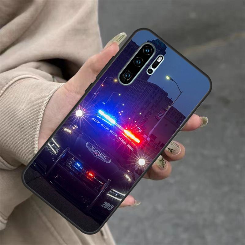 Police Car Case For Huawei Nova 9 SE 10 5T 11i 8i 7i 3i Y61 Y91 Y60 Y70 Y90 P20 P40 Lite P30 Pro Cover