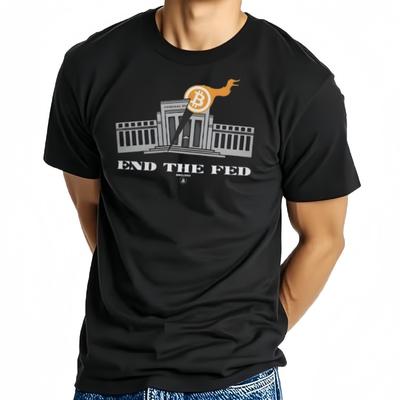 Algodn Con Cuello Redondo Para Hombre Camisa De Unisexga Corta Bitcoin 4xl 5xl 6xl Novedad