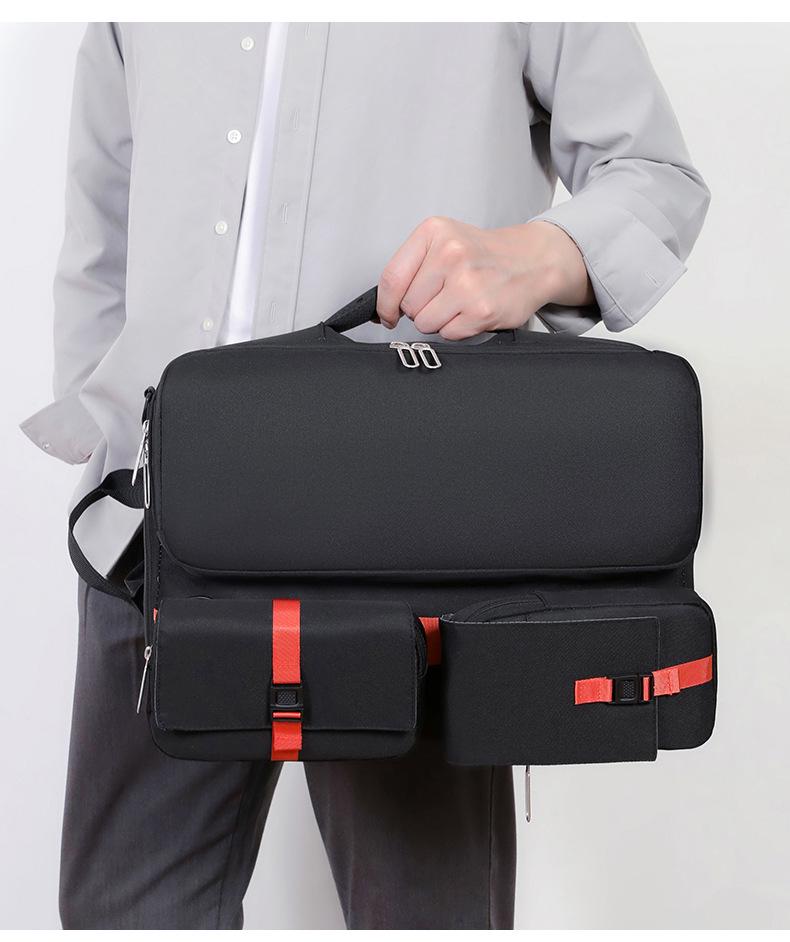 Versatile Water-Resistant Leather Travel Backpack with Large Capacity and Laptop Compartment