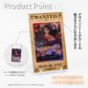 EYESRAIL [Customizable Screw-Down Design] Dress-Up Card Case, Wanted, Wanted Poster, One Piece, 35pt, UV Protection, Scratch-Resistant, Protective, Tr