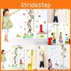 Charming Multicolor Growth Height Chart Removable Wall Decal For Nursery Decor