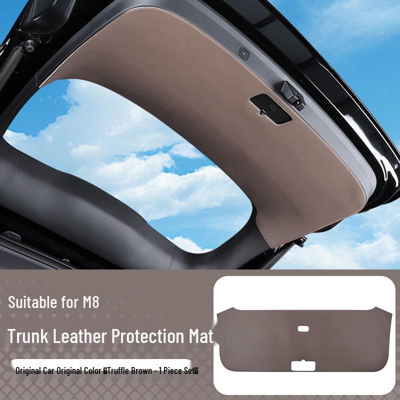 AITO M7/M8 Trunk Protection Pad: Tailgate Leather Mat for Car Interior Enhancement (Fits 26 Models)