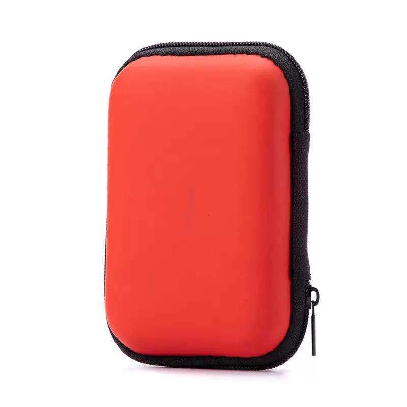 1PC Portable Mini Tech Accessory Organizer Bag, EVA Hard Shell for Earbuds, USB Drives & Chargers Home & Travel Organization