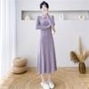 2025 Autumn/Winter French Knit Sweater Dress with Waist-Hugging Design for Women
