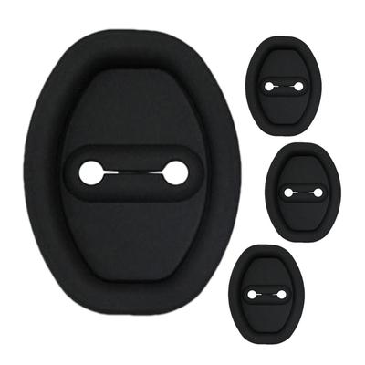Car Door Latch - 9.4x7cm 4pcs Silicone Cover, Adhesive Lock Protector | God Qualityy