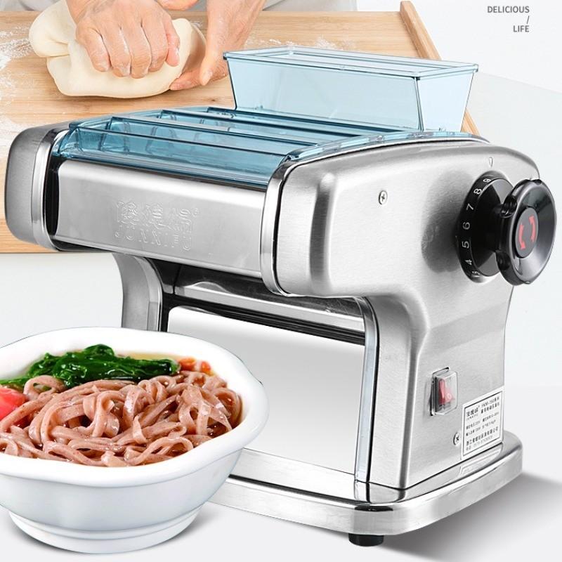 Stainless Steel Dumpling Wrapper Machine Household Electric Noodle Press Machine Commercial Pasta Noodle Maker