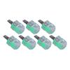 7pcs Mini Stubby Screwdriver Non-Slip Flat Head Flathead Screwdriver Multifunction Ergonomic Handle Sewing Machine Screwdriver