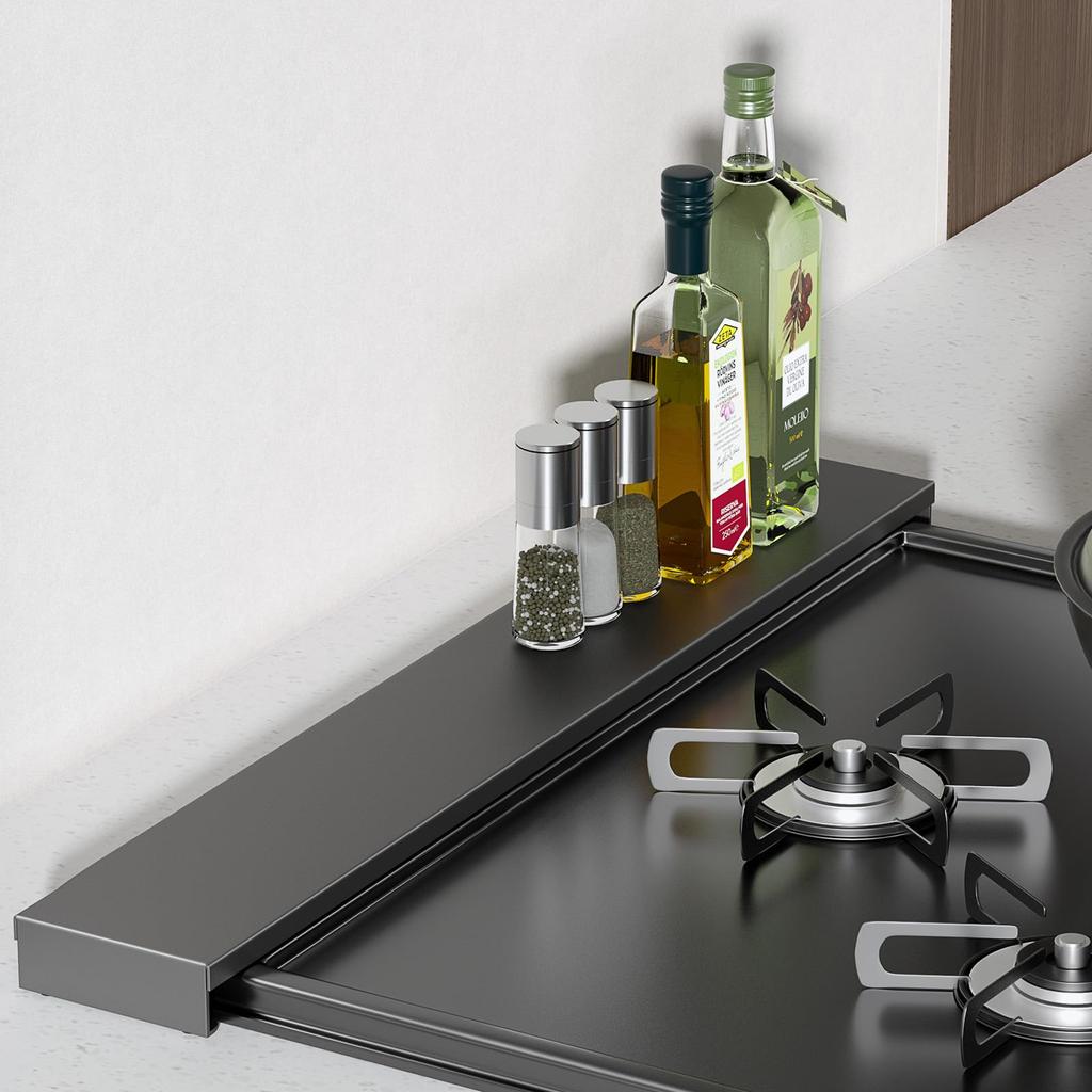 60cm Flat Exhaust Vent Smart TKUIN Stove Induction Gas Kitchen Range Stove Oil Splash Easy To Matte 10kg Weight Stove Grill Exhaust Vent Guard