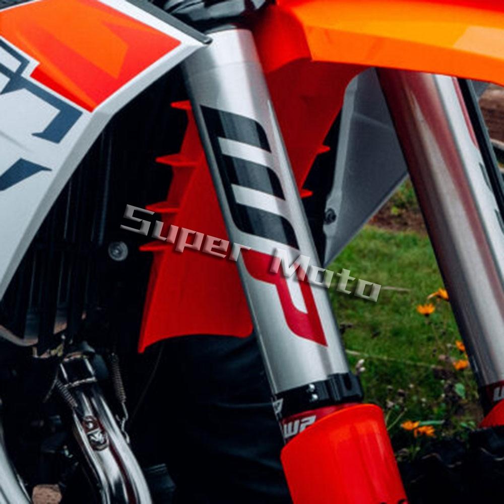 For Fork Motorcycle UV Stickers Motocross Fairing Stereoscopic Helme Suspension Shocker Damper Waterproof Decals
