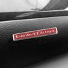 1pc Limited Edition Car Styling Sticker Car Badge Decal Body Decorative Car Trunk Emblem Sticker Red Auto Exterior Accessories