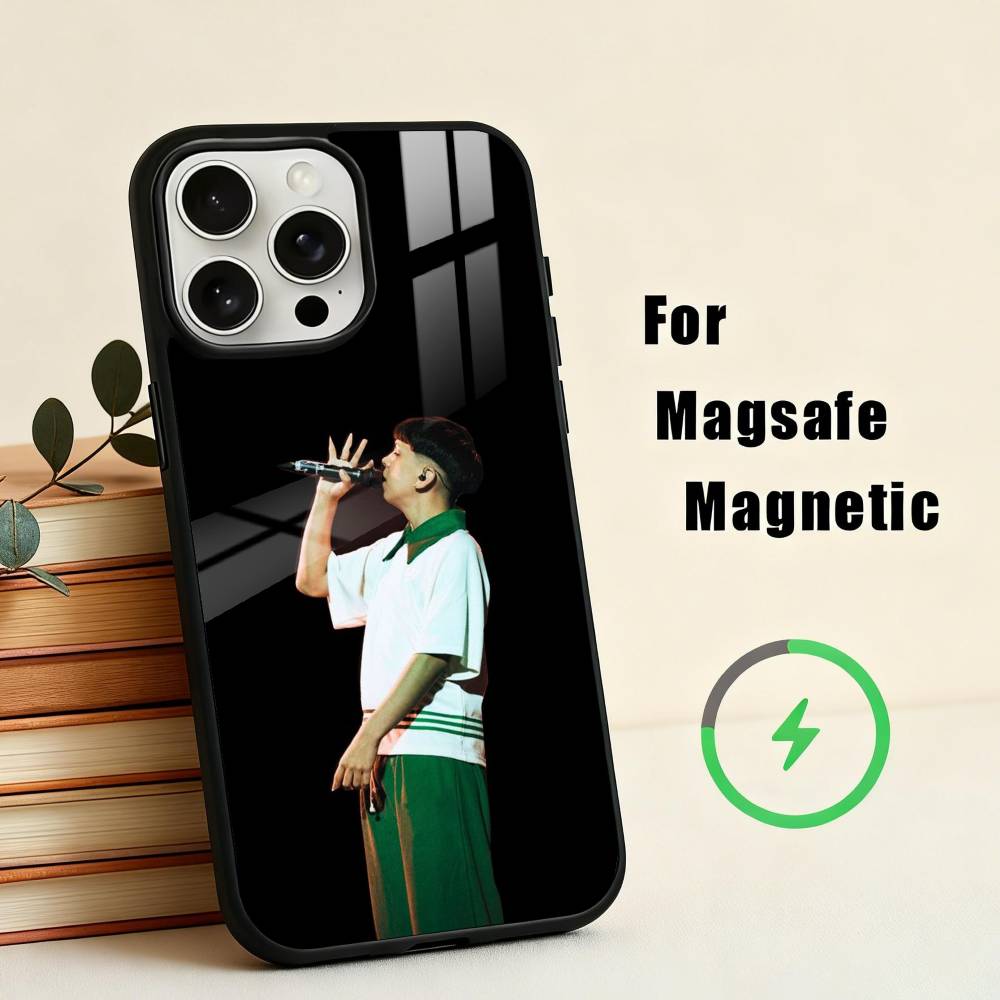 R-Rapper S-Singer M-Milo J Phone Case For iPhone 17,16,15,14,13,12,Plus,Pro,Max for Magsafe Magnetic Wireless Charging