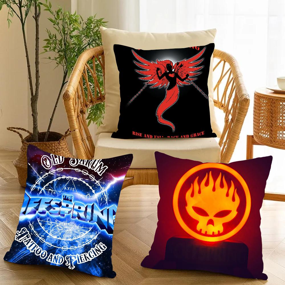 Rock Band The O-Offspring Pillow Case Applicable Space For Guest Rooms Interiors Cars Office House Decoration