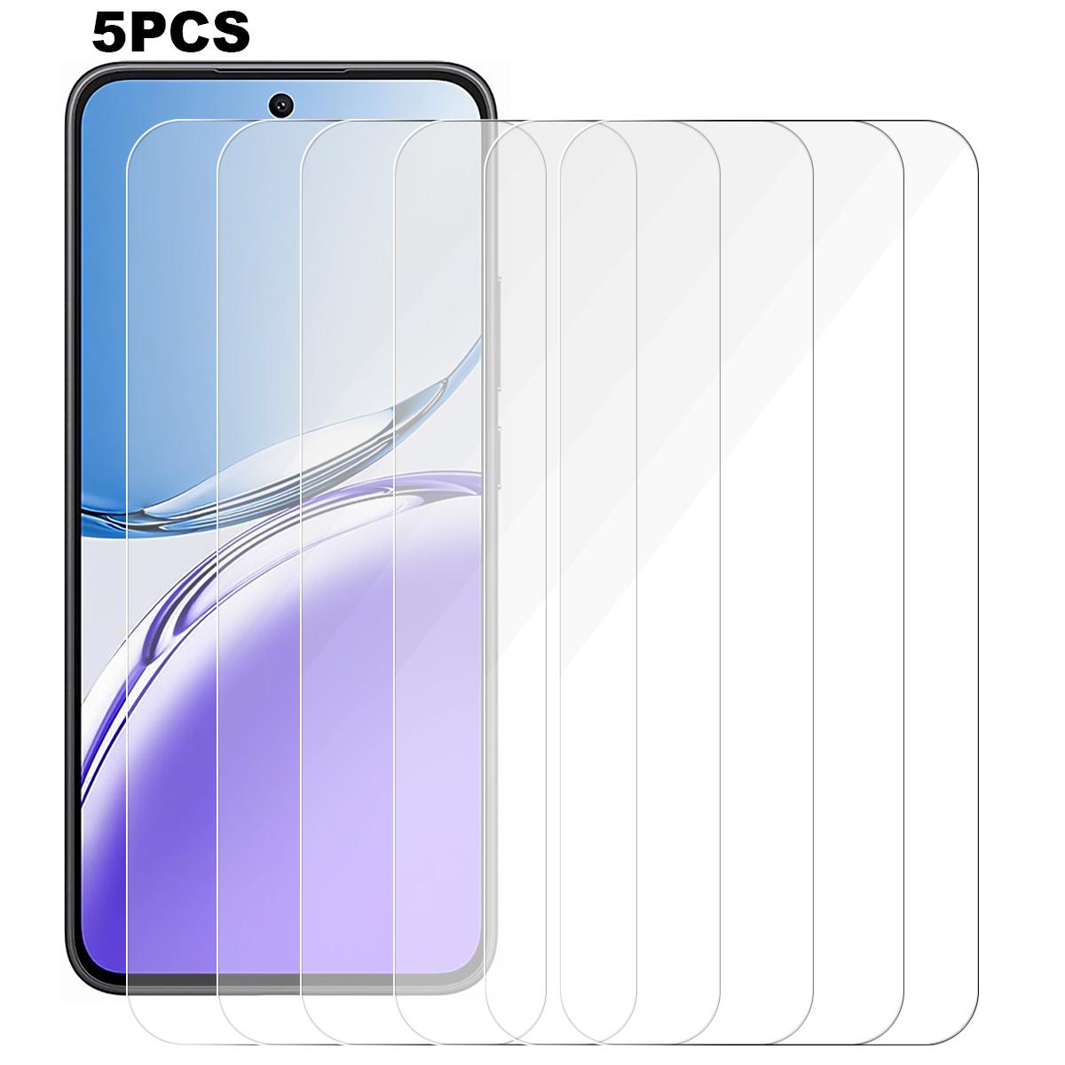 

5 ШТ Для Oppo A3 5G Захисна плівка для екрана 0,3 мм Загартоване скло Без бульбашок Type A