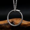 Colier Simplu Vintage Ouroboros Punk Hip Hop Oțel Inoxidabil Pandantiv Șarpe Pentru Bărbați Femei Bijuterii Cadouri Dropshipping