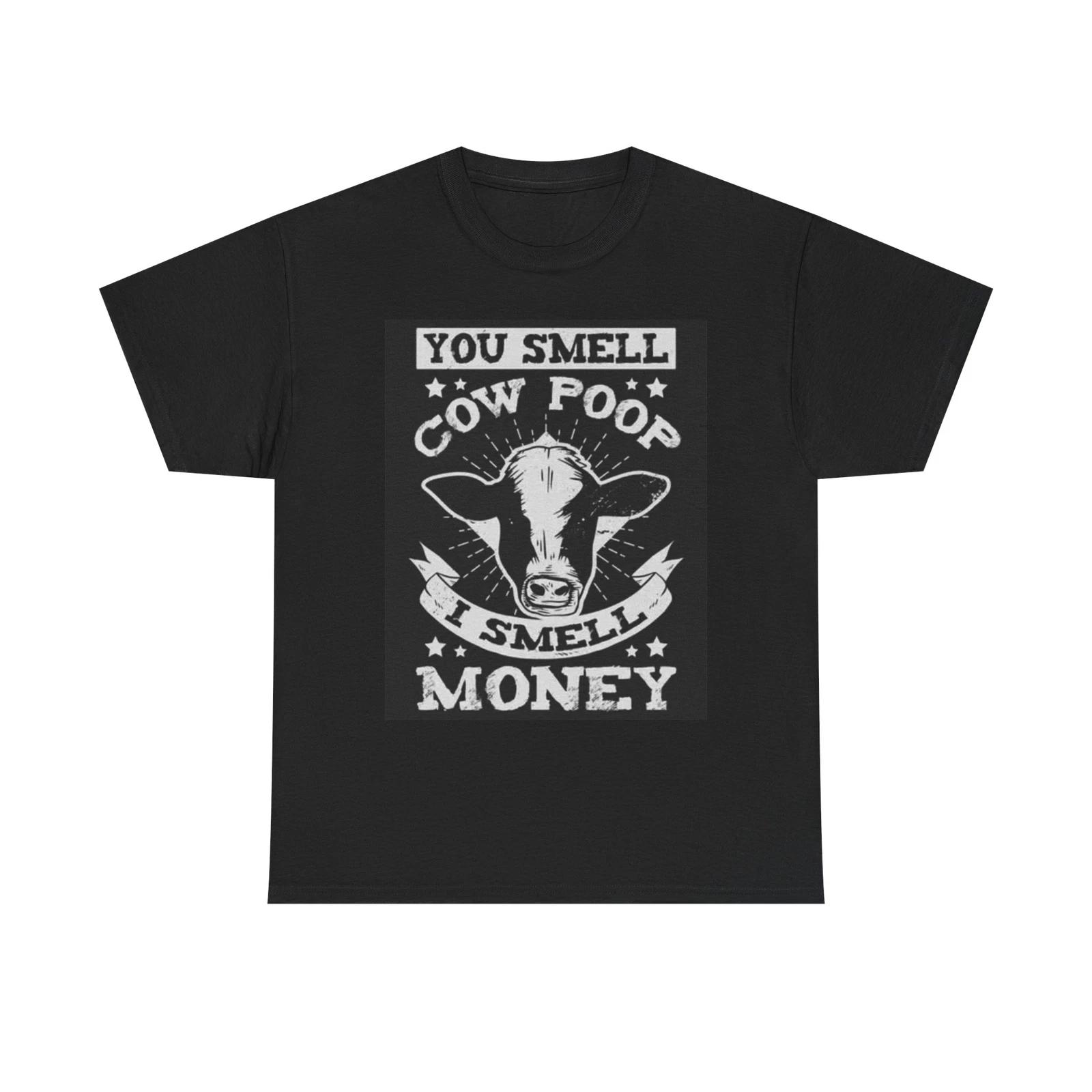 Men s and Women s T-shirts Cow Farmer Graphic M