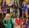 Rose Lace Sexy Nightgown Bathrobe - European & American Plus Size Sauna Lingerie