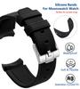 Silikonarmband für MoonSwatch Uhr 20mm Gummi Ersatzarmband für Omega X Swatch Speedmaster Uhrenarmbänder