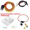 Universal ELECTRIC COOLING FAN WIRING HARNESS INSTALL KIT 185/165 HERMOSTAT 40A RELAY