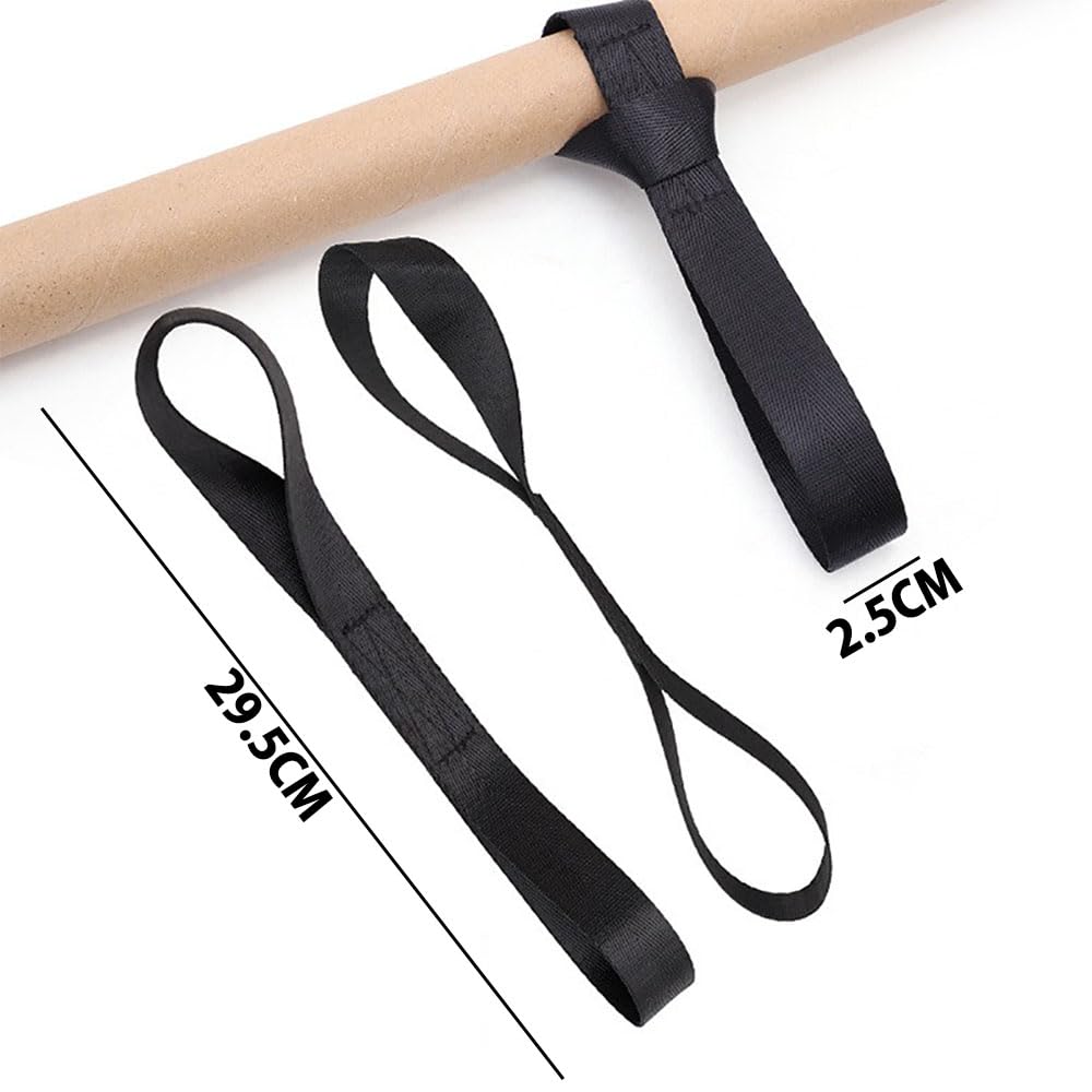 CHANJIF Spännband Set med 8 Svart Trampolin Transport Spännband Brott