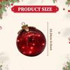 Weihnachtskugel Ornament Anhänger Leuchten Tischbaum Hängedekoration für Feiertag