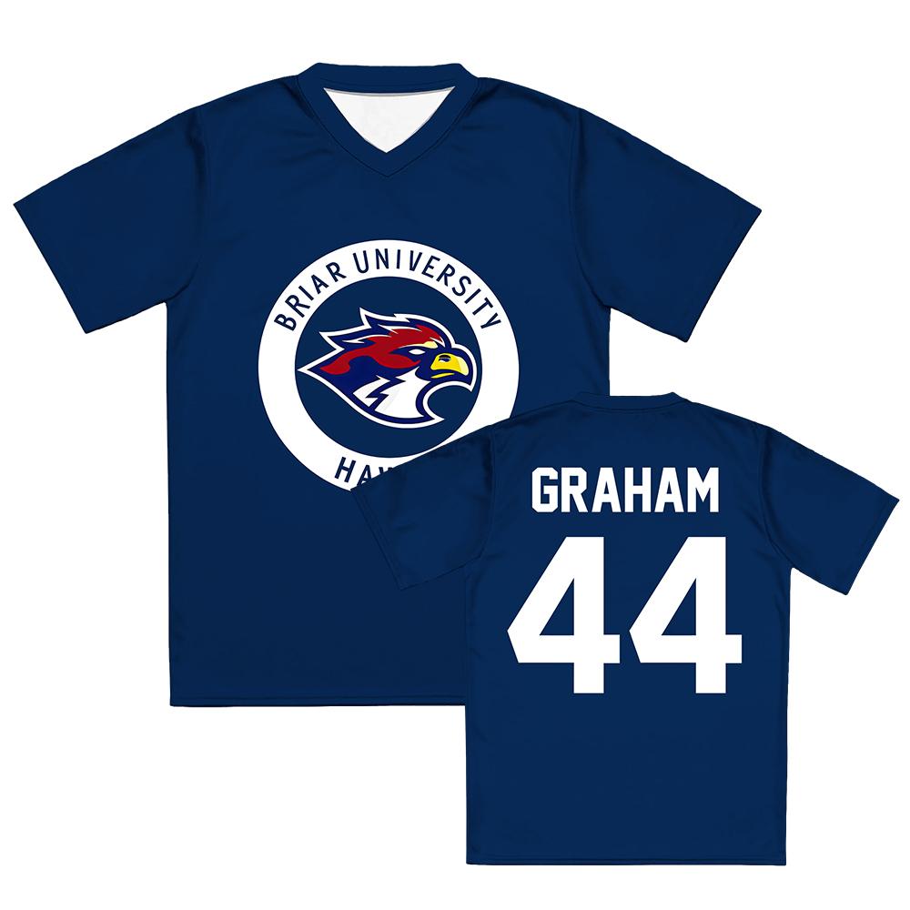 

Unisex Streetwear Off Campus Briar University Jersey Design Graphic Print Merch Graham 44 22 DI LAURENTIS 66 Tucker46 T-shirt 3D printed jerseys XXS