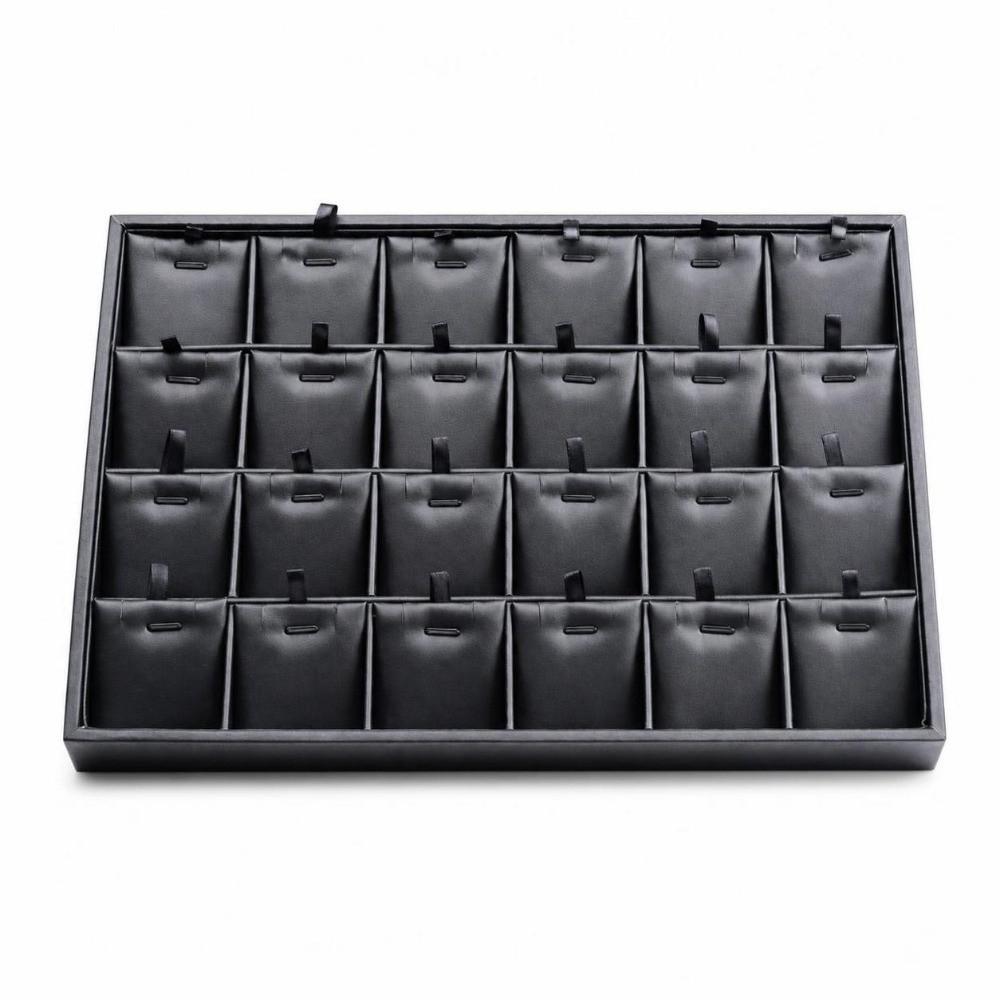 Black Jewelry Display Tray Stackable Necklace Storage Rack New Jewelry Storage Organizer  for Rings