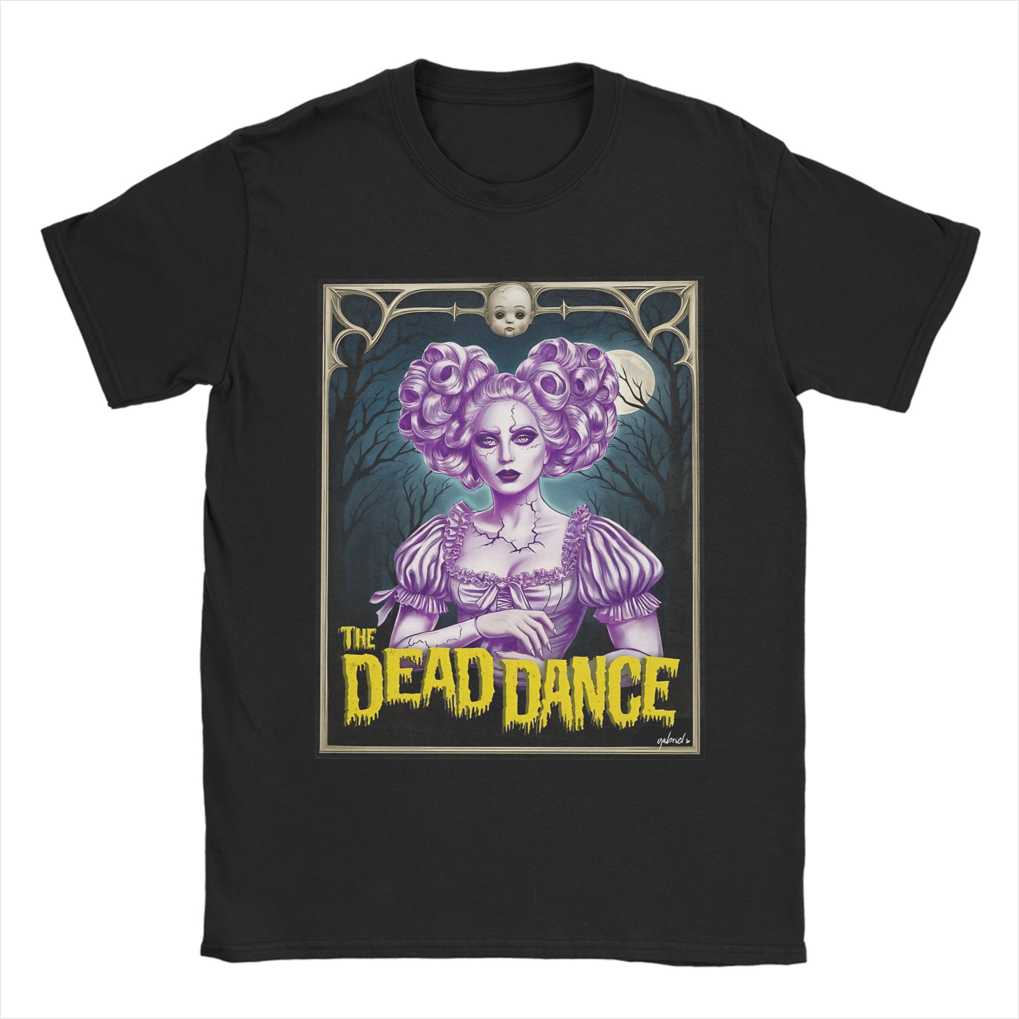 

Printed Lady Gaga Garden of Eden T-Shirt Men Round Neck Short Sleeve Clothing Cotton Summer Tops Shirts 4XL