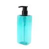 500ml Square PET Plastic Pump Bottles, Refillable and Durable – for Body Lotion, Shower Gel, Shampoo, and Liquid Soap