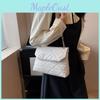 Stilvolle Koreanische Design Kleine Quadratische Tasche Pu Leder Lässige Umhängetasche