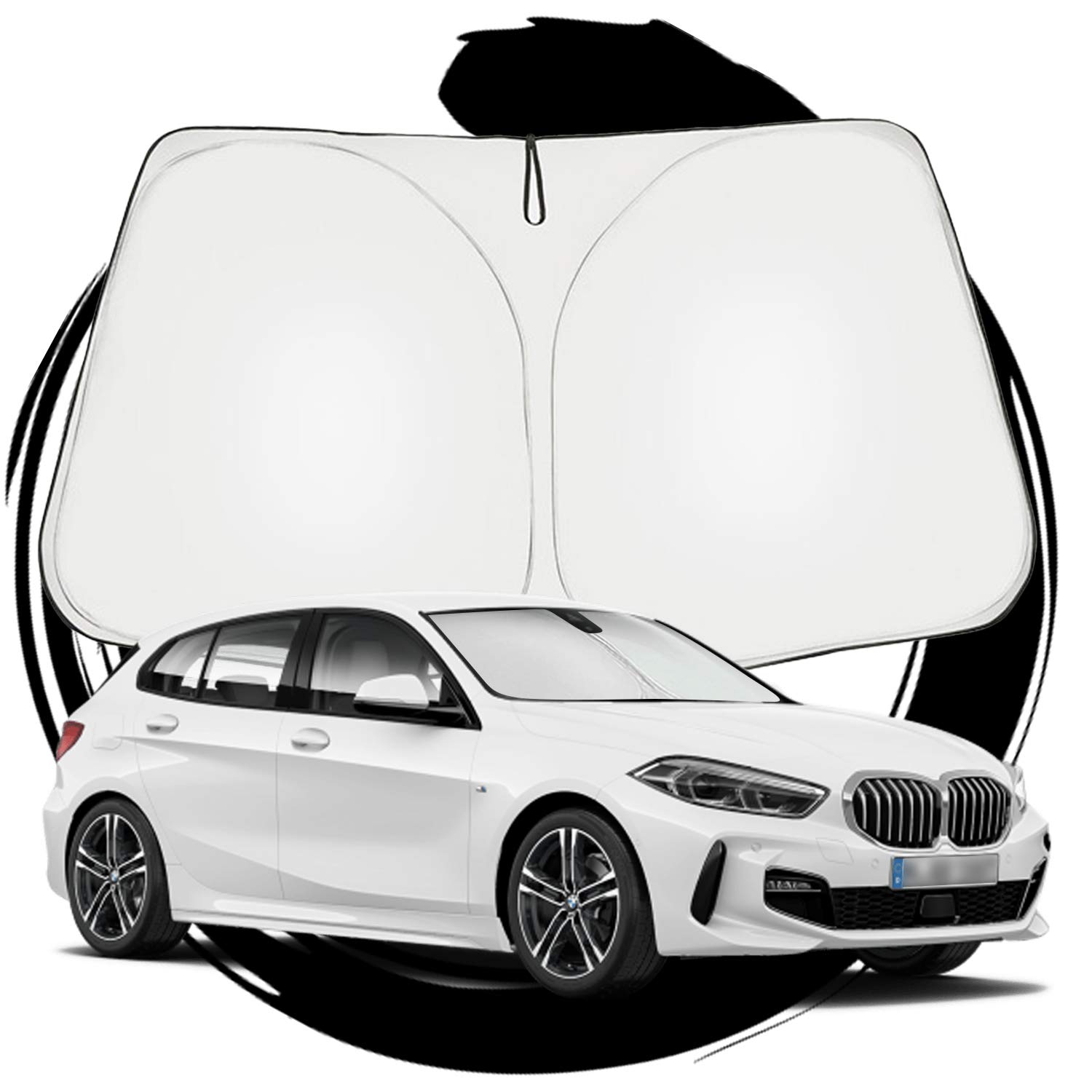 

ru ruiya BMW 1 серии F20 Эксклюзивный солнцезащитный экран на лобовое стекло, зонт от солнца для автомобиля, солнцезащитный экран для автомобиля, защита от УФ-лучей, солнцезащитный экран для сна в машине, складные нестандартные детали