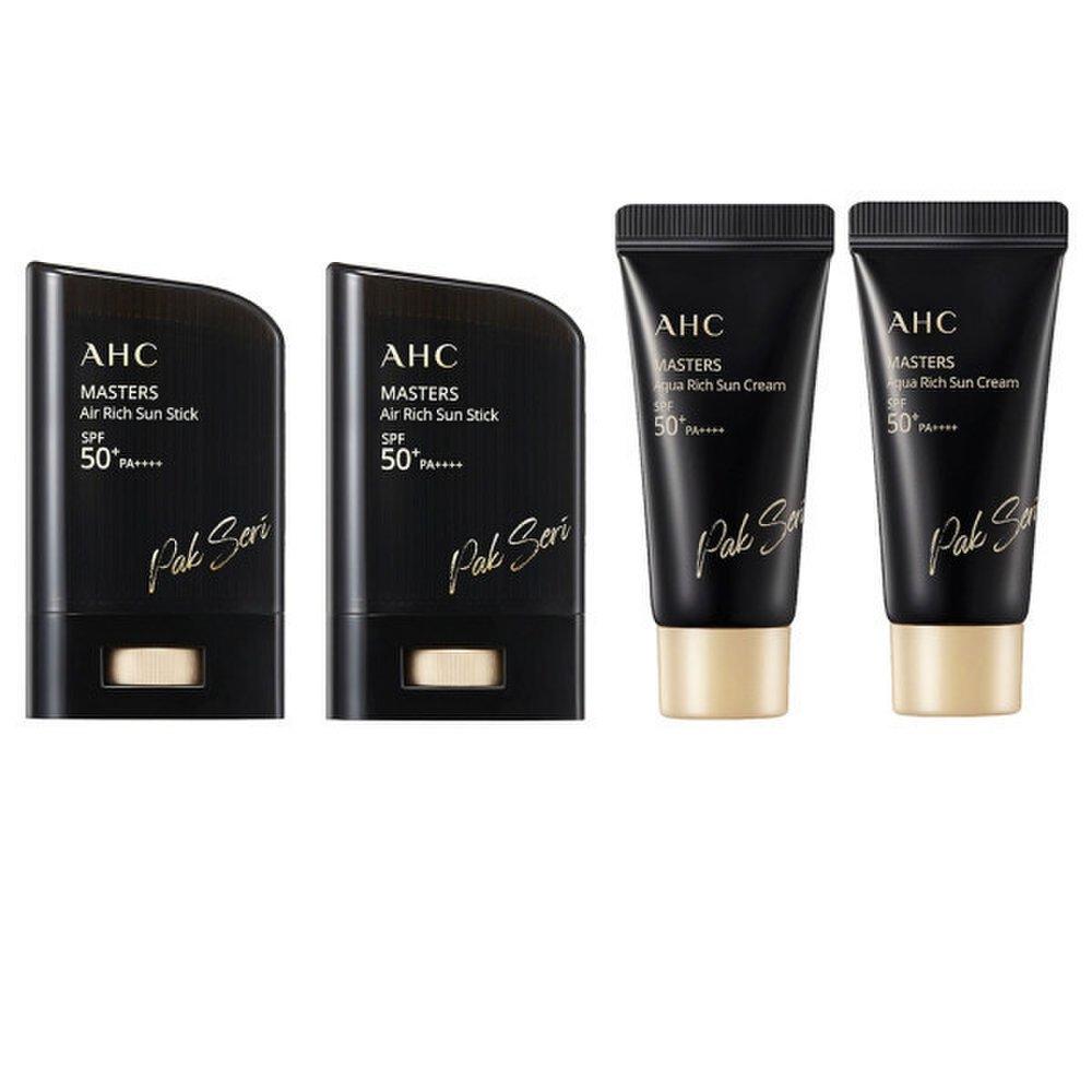2+2 2 AHC Sun Sticks 22g + 2 Sun Creams 10g Sun Stick Masters ProShield Sunscreen Airrich 2+2 Event In Progress