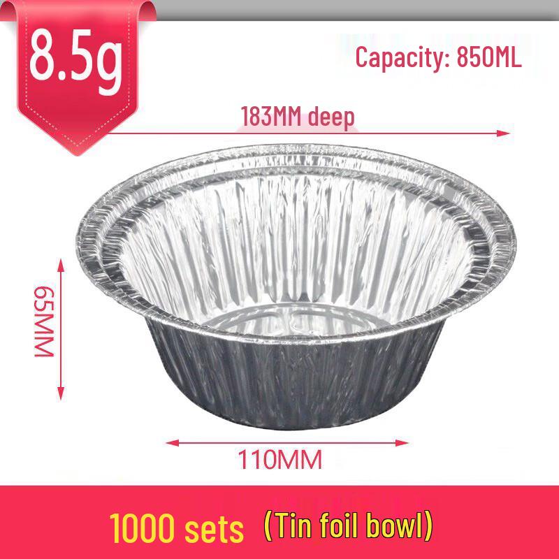 Disposable Aluminum Foil Claypot Rice Bowls