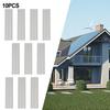 10pcs Solar Panel Bracket Guide Rail Connector Profile Connector Slide-In For 40x40 Solar Photovoltaic Aluminum Alloy Brackets