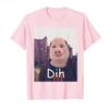 John Pork Dih Funny Internet  Brainrot T-shirt for Women T Shirts Sleeve Tops Summer Short Sleeved Harajuku Streetwear Tops Tees