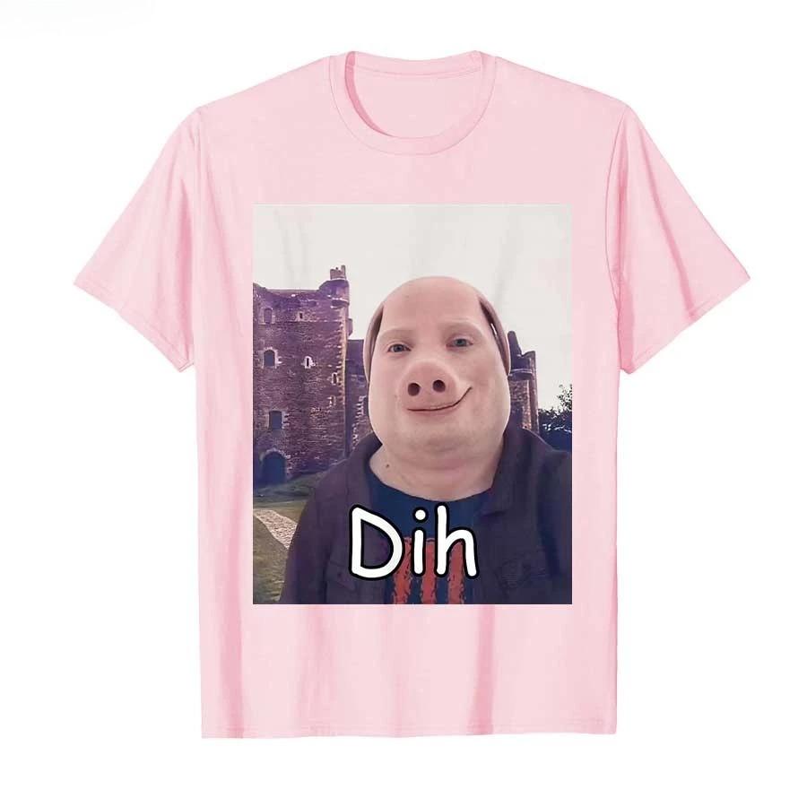 John Pork Dih Funny Internet  Brainrot T-shirt for Women T Shirts Sleeve Tops Summer Short Sleeved Harajuku Streetwear Tops Tees