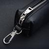 Genuine Leather Key Bag Men Women Car Key Case Cover Housekeepers Zip Keys Organizer Pouch Keychain Mini Coin Purse Key Wallet