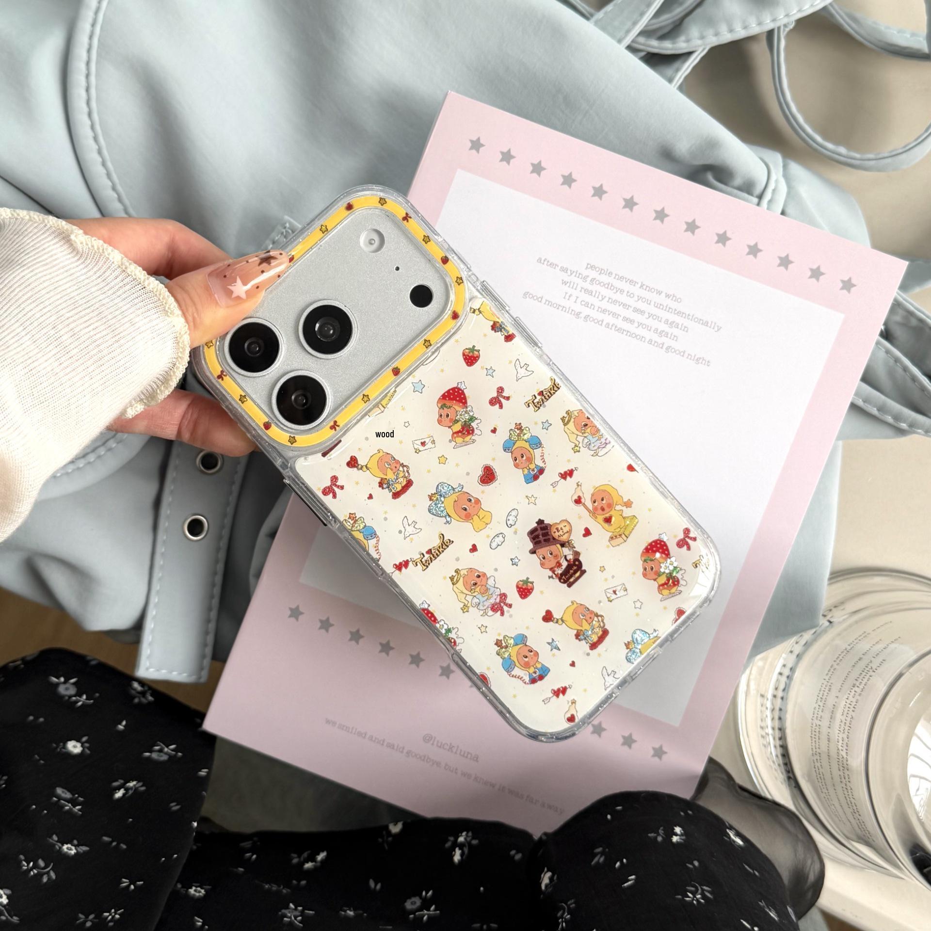 

Gilded Star Epoxy Stand & iPhone 15/16 Pro Max Case with Apple 17 Pro Lens iPhone 16