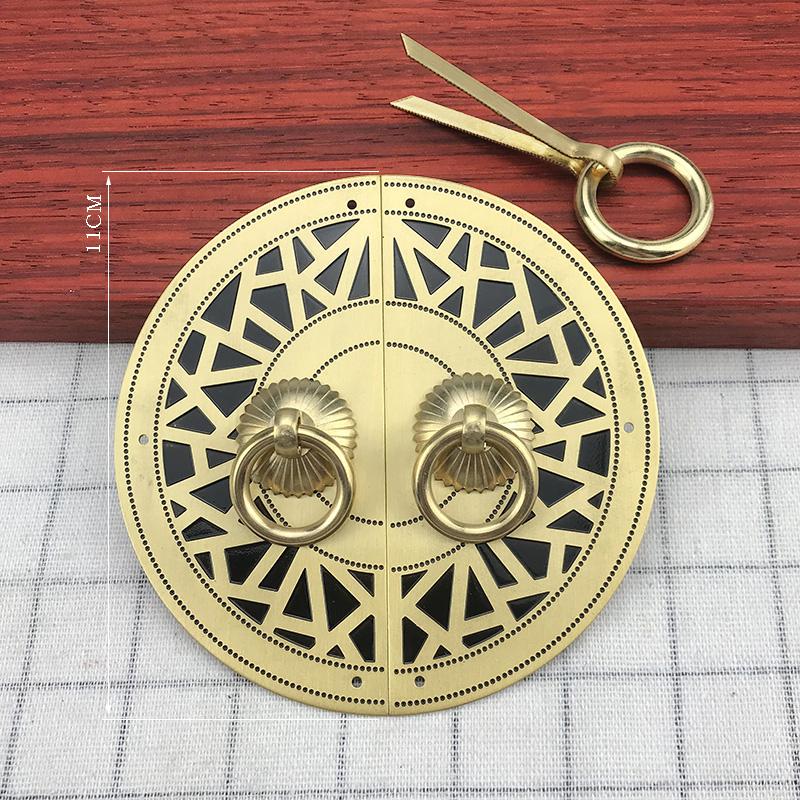 

Китайский стиль Твердые латунные золотые ручки для шкафа комода дверные ручки для ящиков шкафа художественная ретро мебельная фурнитура