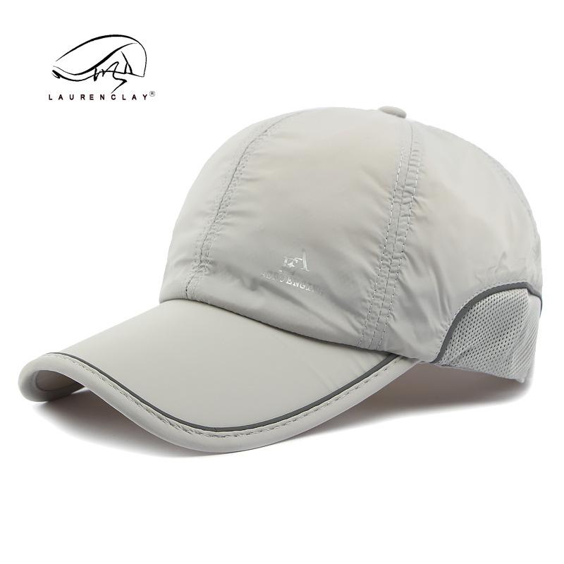 Quick-drying hat Men's spring and summer outdoor sunscreen visor Lightweight breathable cap Children's fashion baseball cap tide