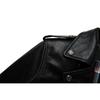 Giacca in vera pelle di vacchetta di taglia cinese da uomo, cappotto in pelle, abbigliamento da motociclista, abbigliamento da equitazione, giacca in pelle da motociclista alla moda autunnale da uomo