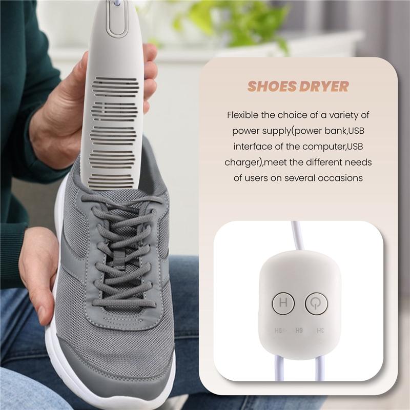 AEE4-Portable USB Shoes Dryer Heating Mats Foot Warmers Deodorant Dehumidifying Device Suitable For Different Shoes