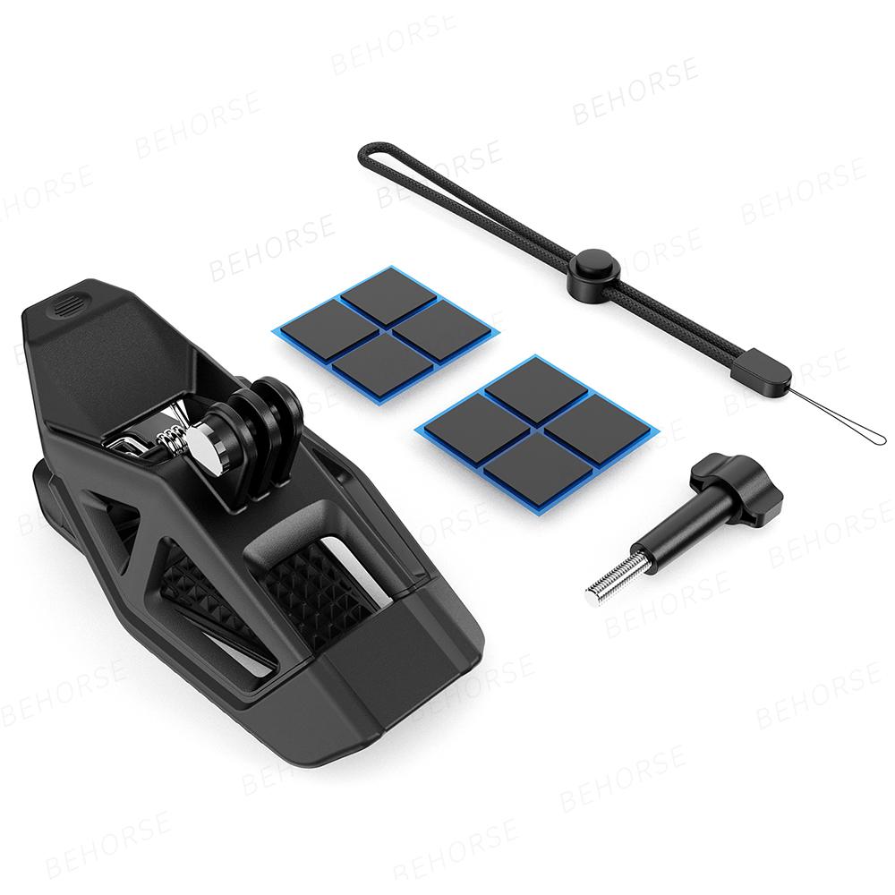 

Универсальное крепление на подбородок для шлема для Insta360 X5/X4/Action 5/GoPro Hero 13/12 Мотоциклетный велосипедный шлем Подбородок Фиксированная подставка Детали камеры