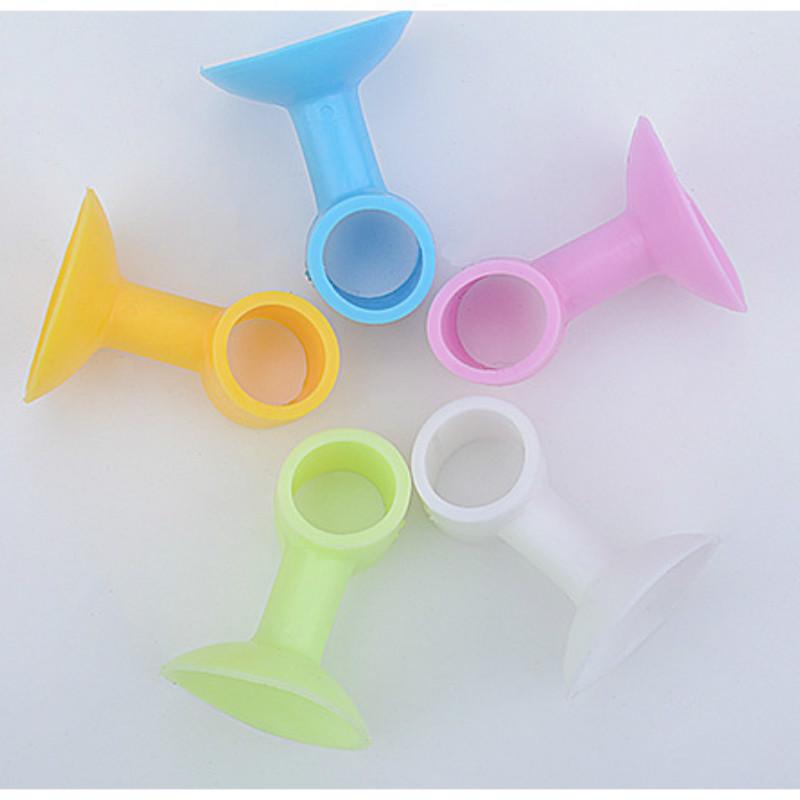 Silicone Door Handle Lock Suction Cup Wall for Anti-Collision Silencer Protective Pad CLE